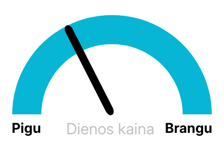 Elektros kaina Nord Pool biržoje